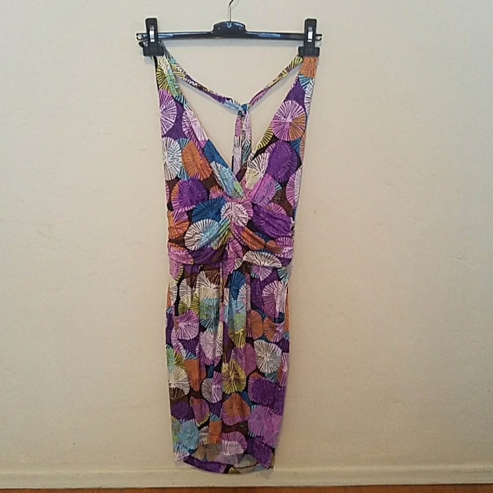 Patterned mini dress